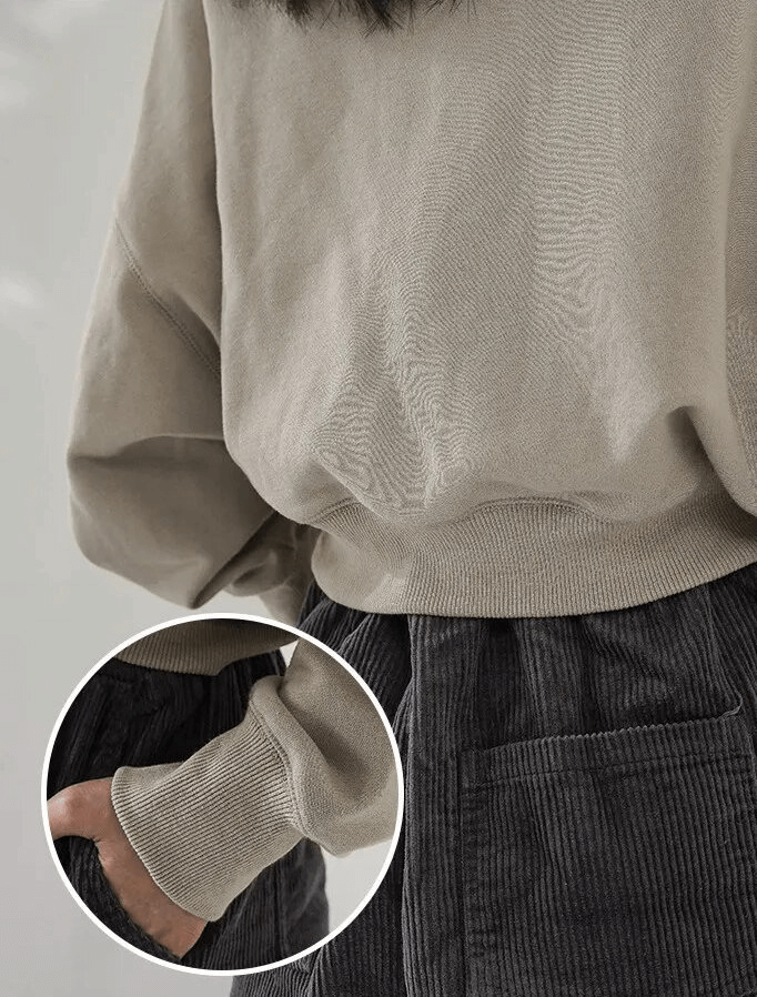 Casual solid women's hoodie with O-neck collar, cotton fabric, and drawstring detail for stylish comfort.